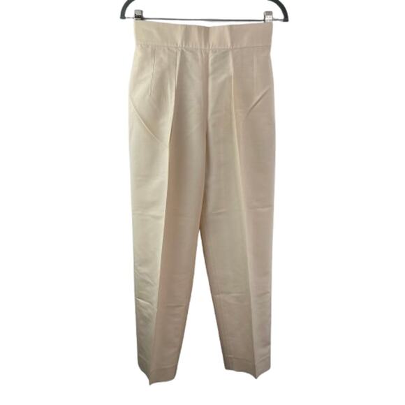 Ralph Lauren Purple Label Beige Dress Pant Silk Straight...
